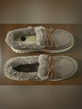 Plush Faux-Fur Slip-On Moccasin - Skechers